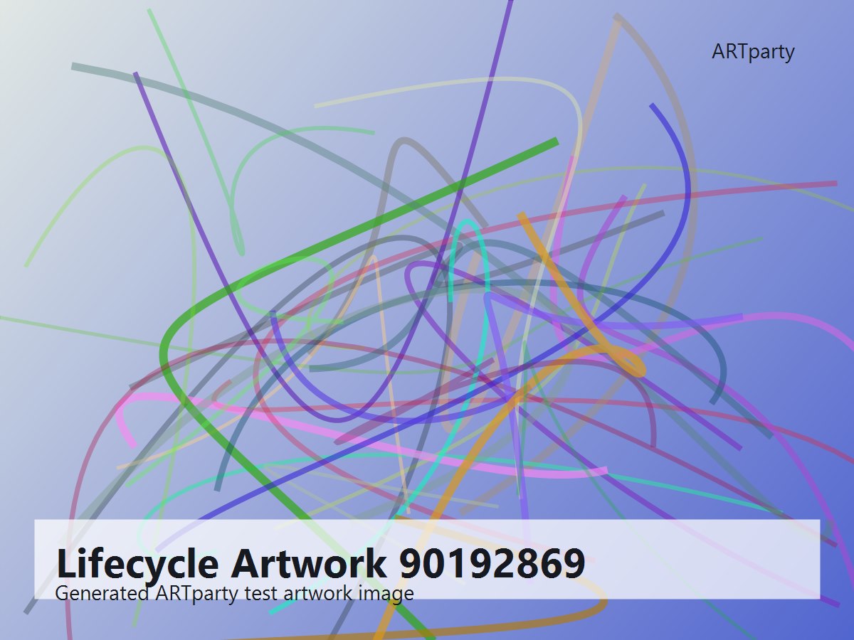 ARTparty Real Lifecycle Painting 90192869